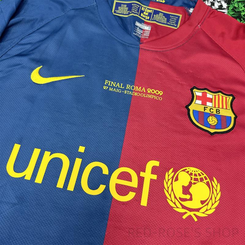 Nike 2009 Barcelona Home Vintage Jersey No. 10 Messi Soccer Jersey