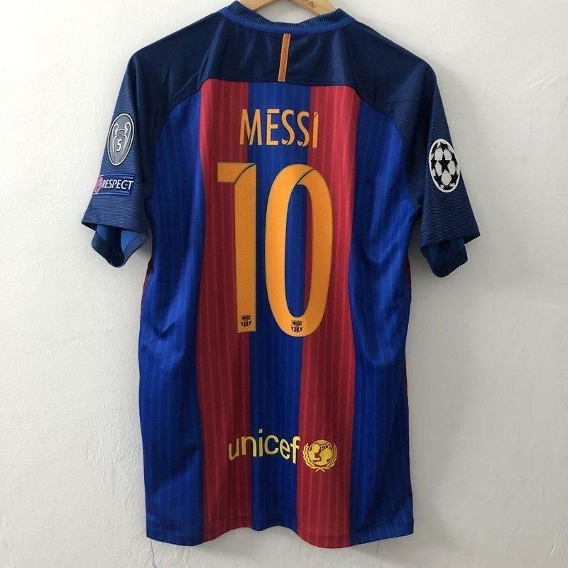 1617 Barcelona jersey size 10 Messi size 11 Neymar football jersey vintage football jersey