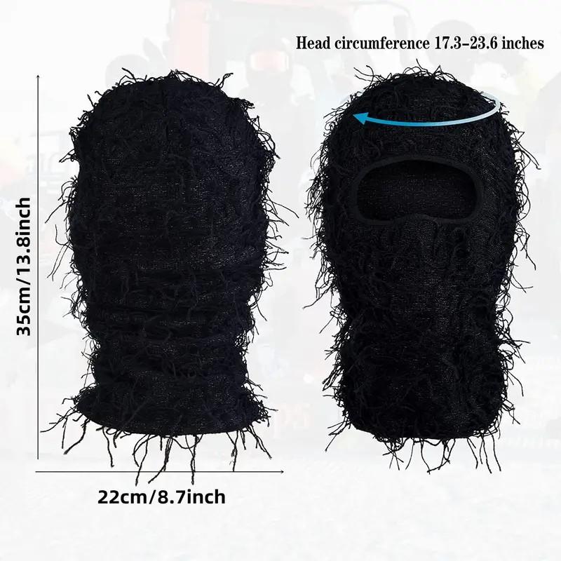 Balaclava Ski Mask, Full Face Knitted Balaclava Hat, Windproof Ski Mask For Cold Weather