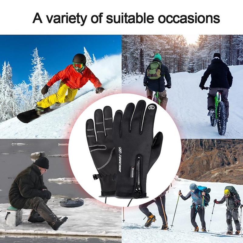 USB Touch Screen Gloves Heated Motorcycle Gloves Winter Ski Gloves for Women Men