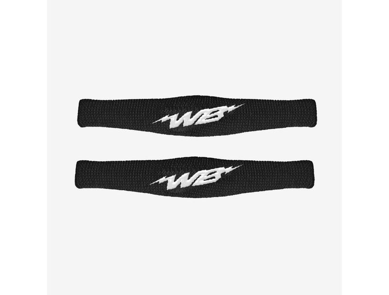 We Ball Sports Skinny Bicep Bands (Black, 2-Pack)