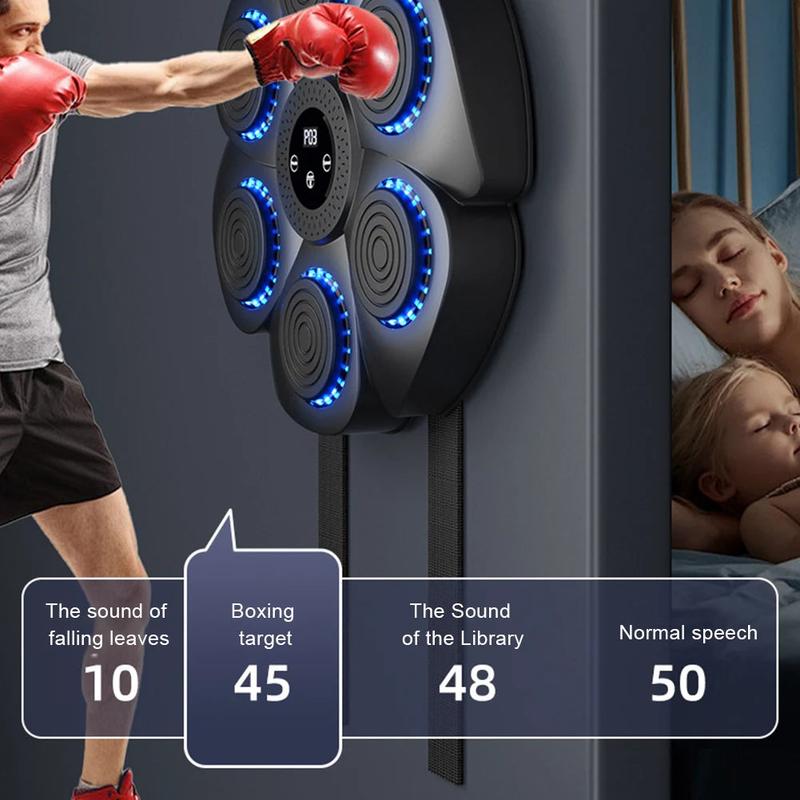 Bluetooth Music Boxing Machine with Gloves, Boxing Wall Mount Machine for Adults Kids,Boxing Target Workout Equipment(Upgrade)