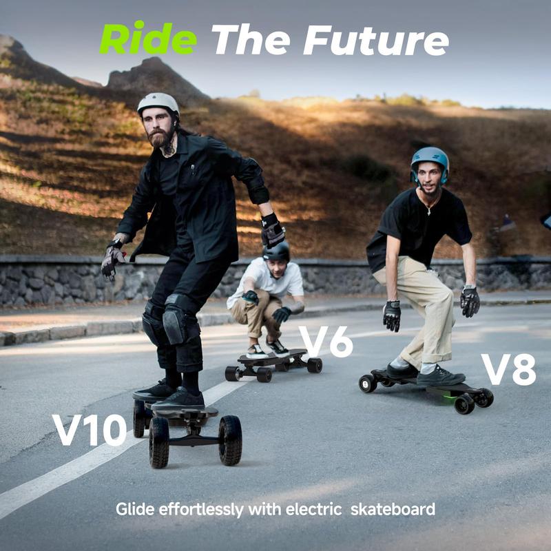 V10 32Mph Electric Skateboard, 3000W Brushless Motor, Remote Control, Electric Longboard for Adults & Teens