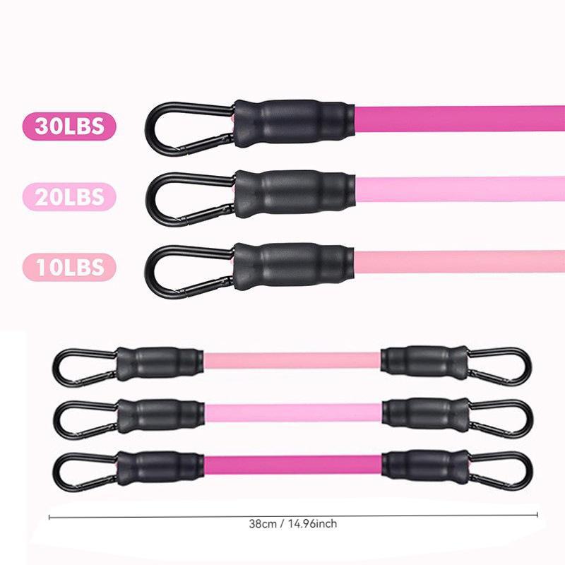 Ankle Strap Resistance Band Set, 1 Set Ankle Strap & Elastic Training Band, Hip Thigh Stretching Band, Fitness Equipment for Home Gym