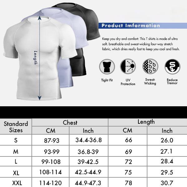 BRISIRA Workout Shirts Short Sleeve Athletic Shirt Gym Basketball Undershirt Breathable Stretchy Shrinkless