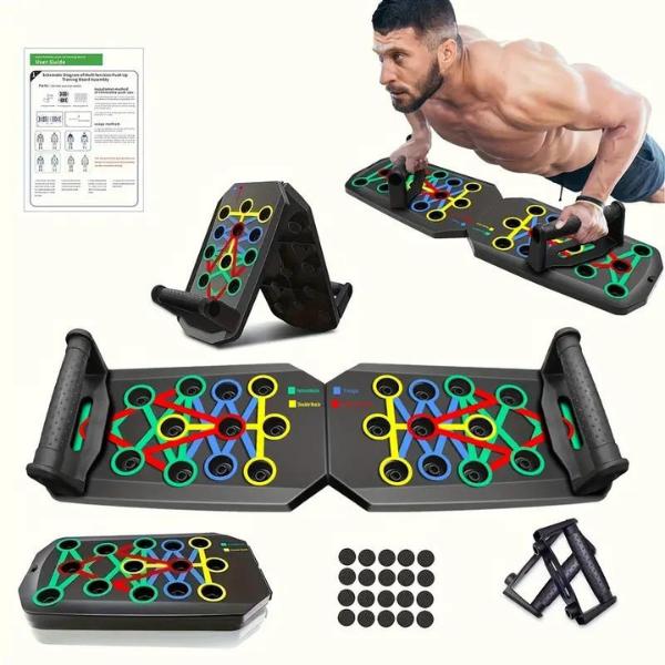 Mini Portable Push-Up Board – Compact, Multifunctional Fitness Tool for Abs & Upper Body | Home Gym Essential