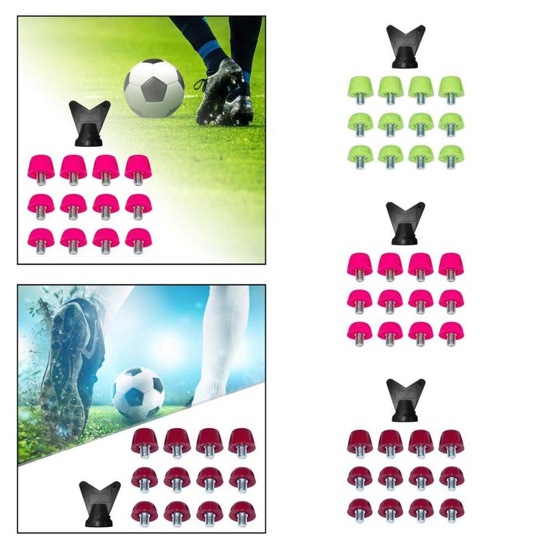 12x Replacement Spikes Football Shoe Studs M5 Thread Professional Nylon Football