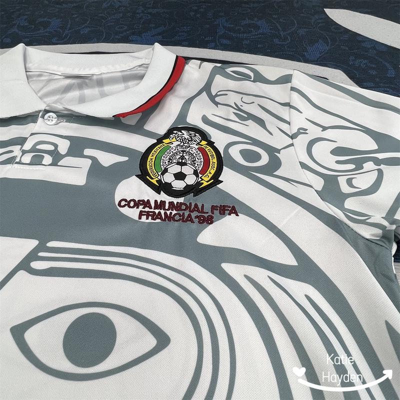 1998 Mexico Soccer National Team Home  Nostalgia Soccer Jersey  Soccer Jersey