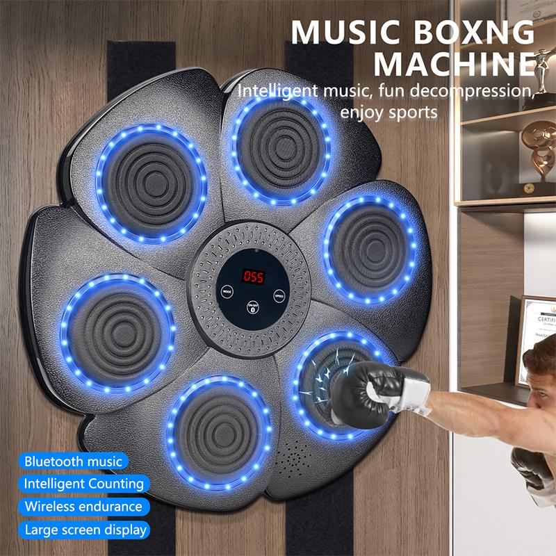 Bluetooth Music Boxing Machine with Gloves, Boxing Wall Mount Machine for Adults Kids,Boxing Target Workout Equipment(Upgrade)