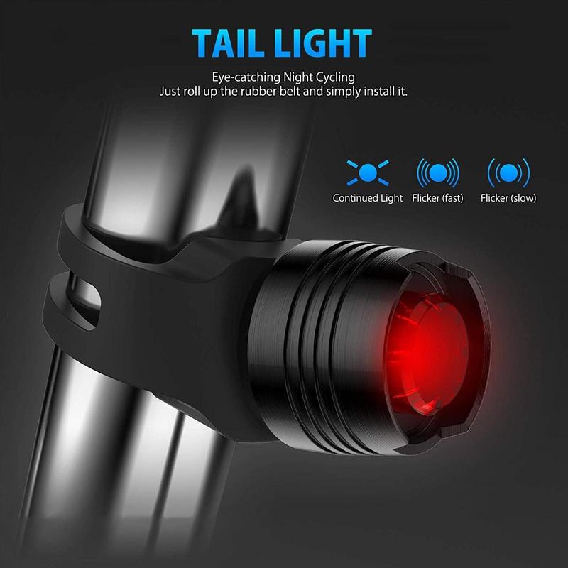 Bike Light Set, Bicycle Headlight, Bike Front Light, High Brightness Illumination, Provide Safety Warning, Suitable for Night and Complex Road Riding, Bring Convenience and Safety for Cyclists