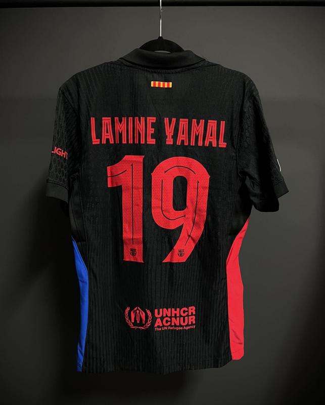 Player version 2425 Barcelona Away Champions League Classic Barcelona 19 Yamal football shirt short sleeve