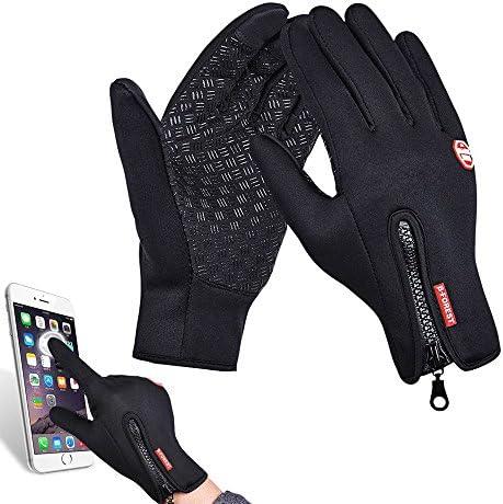 Winter Cycling Gloves for Men Women Cold Weather Thermal Windproof Gel Bike Gloves Touch Screen Touch Screen Touch Screen Touch Screen