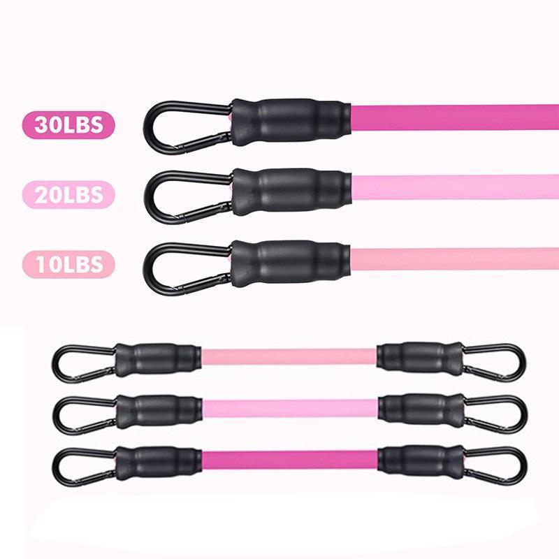 Ankle Strap Resistance Band Set, 1 Set Ankle Strap & Elastic Training Band, Hip Thigh Stretching Band, Fitness Equipment for Home Gym