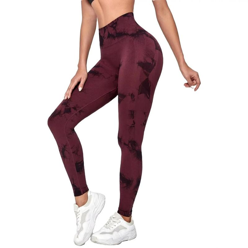 3Pcs Women Tie Dye High Waisted leggings, Scrunch Rear Lifting, Tummy Control Athletic Pants workout yoga, squat proof, compression tights full length