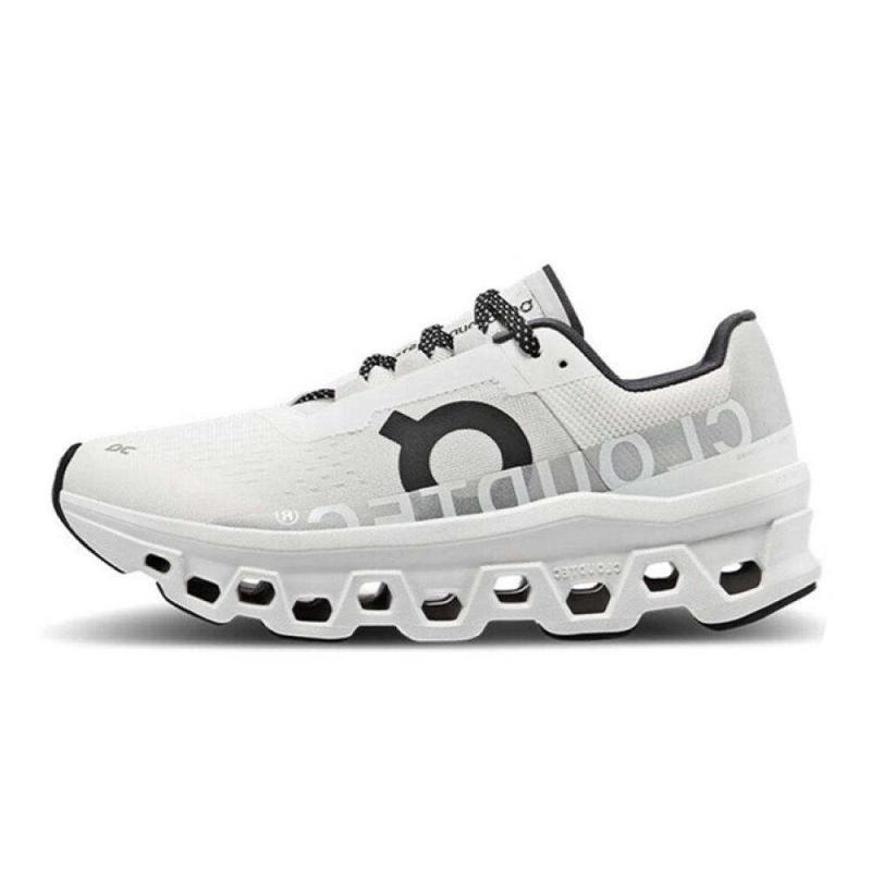 On Running Cloudmonster Unisex Low-top Running Shoes White Black