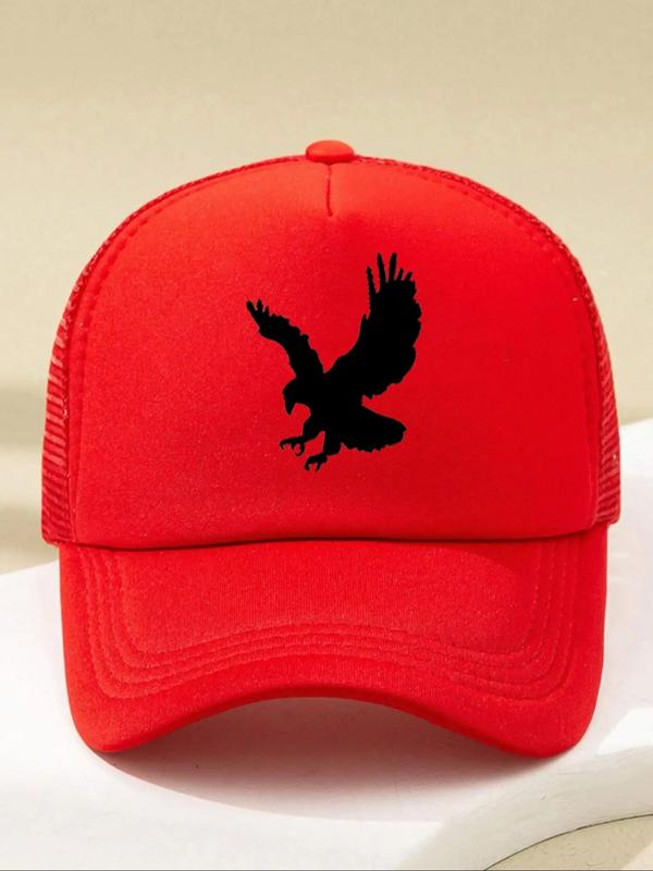 Eagle Wings Pattern Baseball Cap, Casual Outdoor Sports Hat for Men & Women, Adjustable Sun Protection Golf Hat for Daily Wear