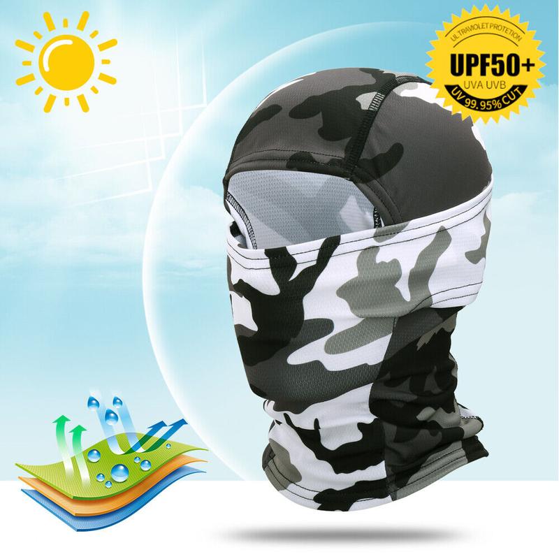 Camo Balaclava Full Face Mask UV Protection Tactical Shiesty Mask for Men Women