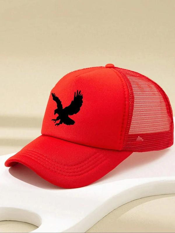 Eagle Wings Pattern Baseball Cap, Casual Outdoor Sports Hat for Men & Women, Adjustable Sun Protection Golf Hat for Daily Wear