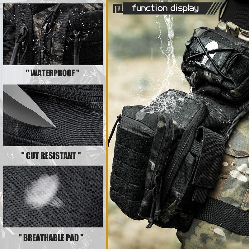 Drop Leg Bag for Men Women Tactical Thigh Pack Pouch Multifunctional Tactical Package Outdoor Hiking Thigh Bag