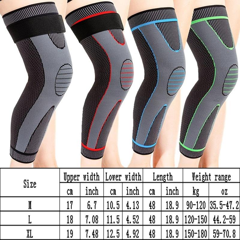 1 Pair Adjustable Fitness Knee Pad, Thickened Breathable Sports Knee Support, Protective Gear for Volleyball Basketball Climbing Cycling, Gym Accessories