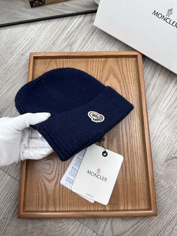 Moncler Fashion Autumn Winter Warm Beanie Hats Embroidery Cotton Caps Men Women Knitted Hip Hop Hats