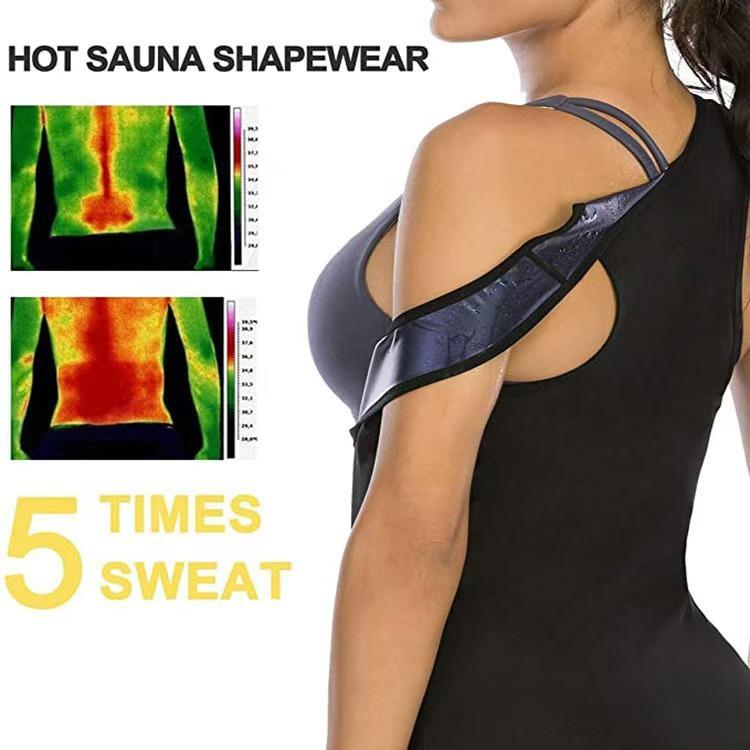 Women's Short Sleeve Sauna T-shirts, Sweat Enhancing Compression Tee, Summer Workout Slimming Top, Sauna Shirt Women, Tummy Flattering Outfits Women's Slim Waist and Abdomen Sweat-inducing Clothes Four-way Stretch Sports Fitness