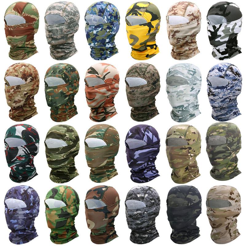 Camo Balaclava Full Face Mask UV Protection Tactical Shiesty Mask for Men Women