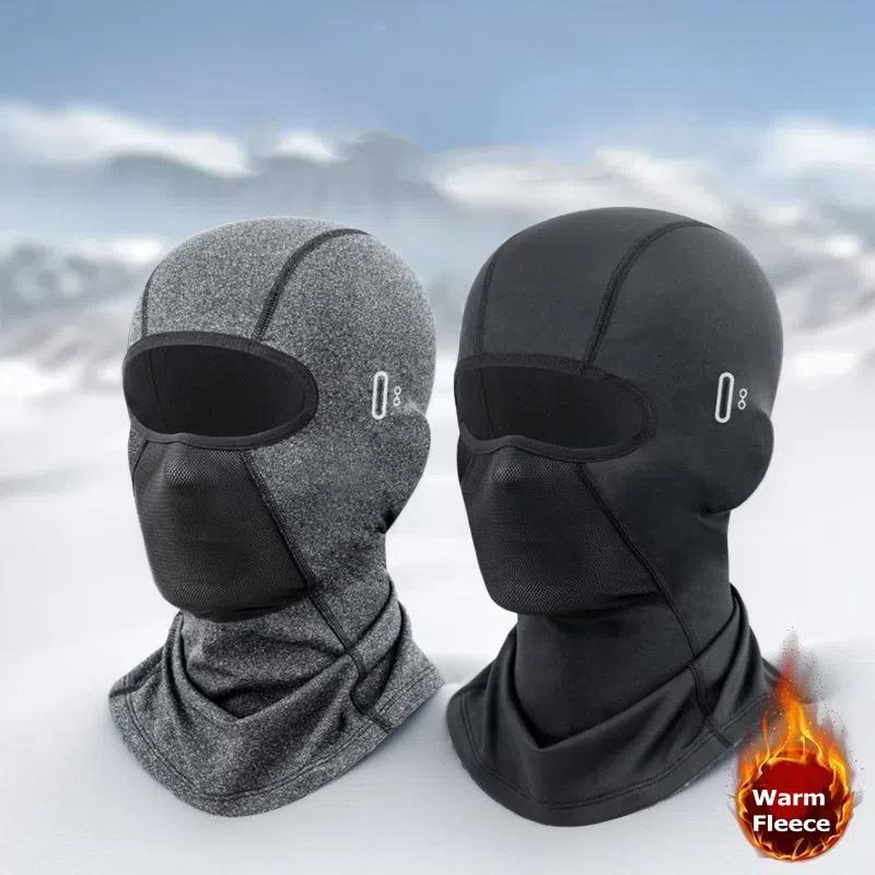 Windproof Fleece Balaclava, 1 Count Winter Sports Face Mask, Outdoor Sports Face Cover for Men & Women, Stay Warm and Protected from Wind and Cold