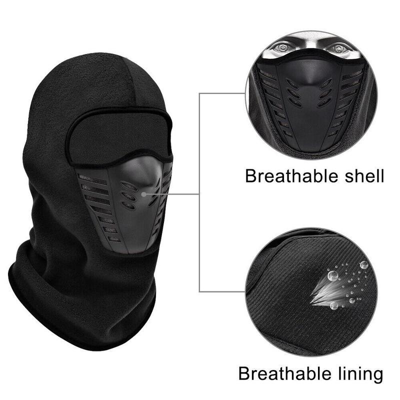 Motorcycle Riding Balaclava Face Mask, 1 Count Windproof Warm Outdoor Multi-purpose Ski Face Mask, Face Protector for Outdoor Cycling Skiing Hiking