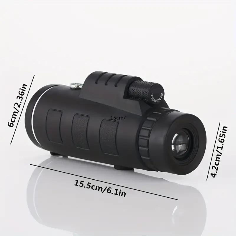 Portable Mini Monocular, 40x60 High Definition Monocular, Multi-purpose Telescope for Camping, Hiking, Bird Watching, Concert Watching, Outdoor Camping Hunting Fishing Accessories