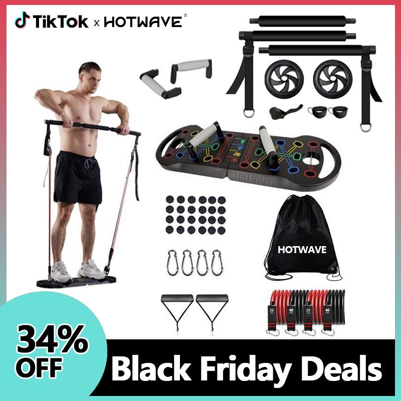 HOTWAVE push-up board, men's home fitness equipment, foldable and suitable for users of all body types, gifts for fitness enthusiasts