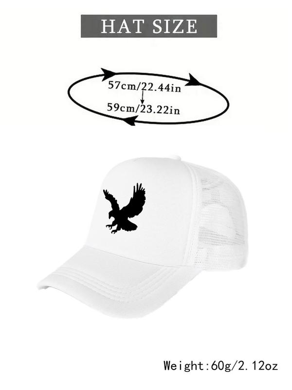 Eagle Wings Pattern Baseball Cap, Casual Outdoor Sports Hat for Men & Women, Adjustable Sun Protection Golf Hat for Daily Wear