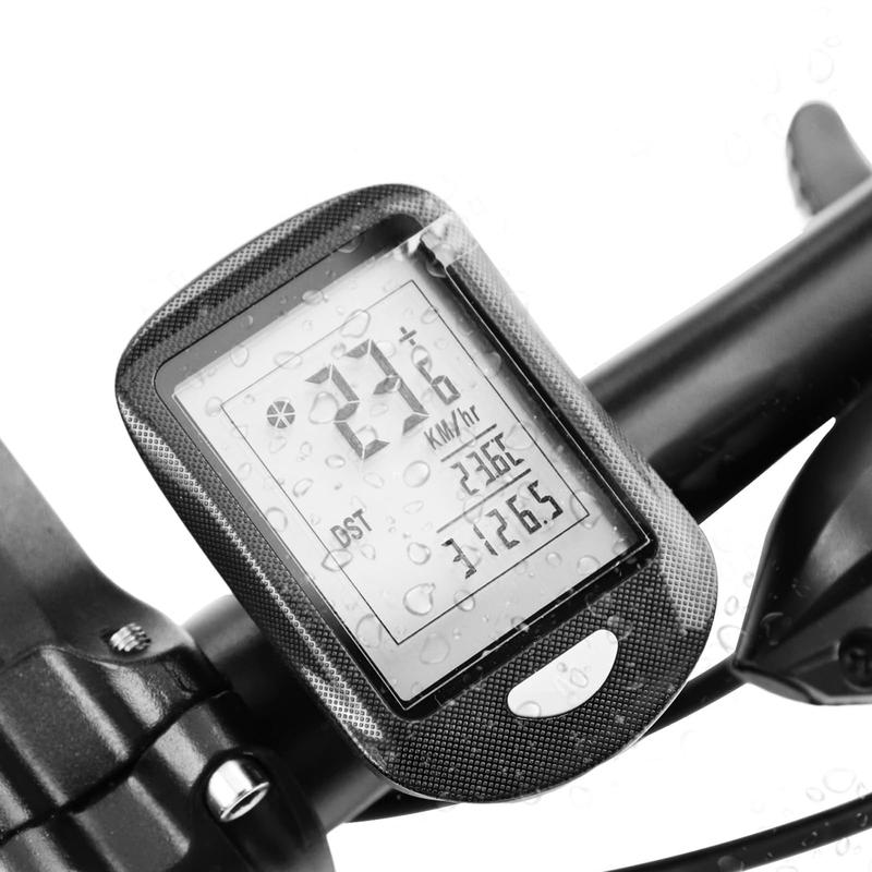 CYFIE Bike Computer Wireless, Multi-Functions Waterproof Bike Odometer and Speedometer mph, Cycling Speed Tracker with 2.9'' LCD Screen Backlight, Valentine's Gift for Bicyclist, Men, Women, Kids