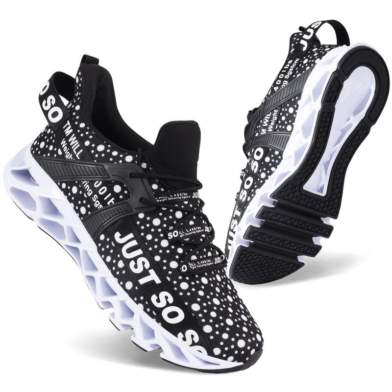 Mens Running Shoes Walking Non Slip Blade Type Sneakers