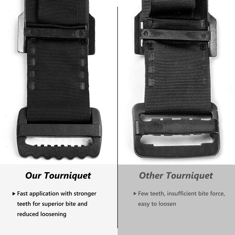 4-Pack Military Emergency Tourniquets for Combat and Outdoor Emergencies