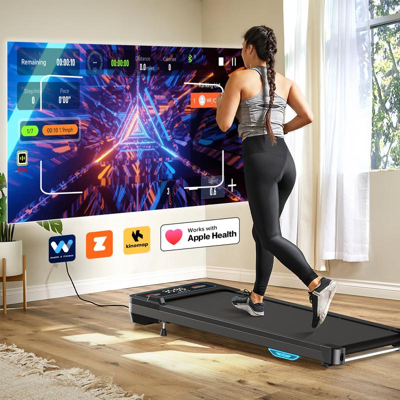 [WELLFIT]Walking Pad Treadmill with Incline – 5O% OFF! ‍️ Voice-Controlled, 300lbs Capacity, Perfect for Home Workouts!