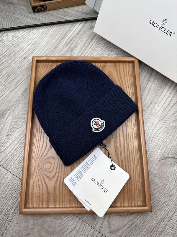 Moncler Fashion Autumn Winter Warm Beanie Hats Embroidery Cotton Caps Men Women Knitted Hip Hop Hats