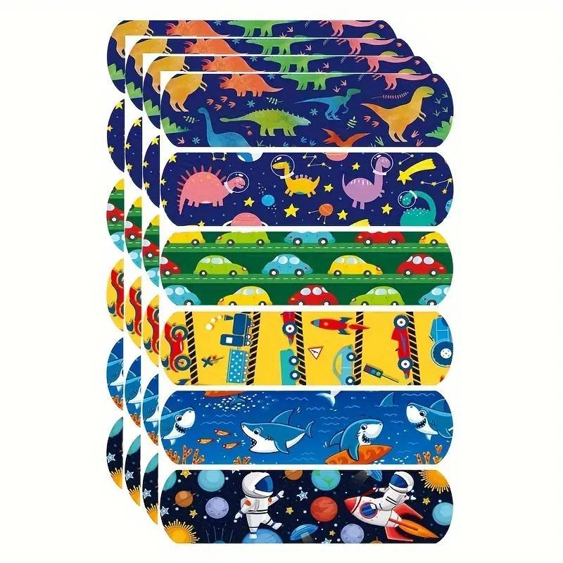 Cartoon Pattern Sports Bandage, 60pcs set Waterproof Self-adhesive Breathable Bandages, Cute Bandage for Outdoor Sports