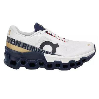 On Women's Cloudmonster 2 Running Shoes - White Midnight