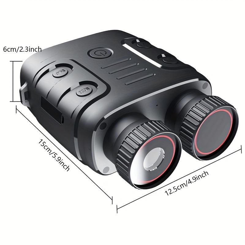 HD Night Vision Binoculars with 10X Digital Zoom, Infrared Technology - Perfect for Outdoor Photography, Patrol, Cave Exploration & Camping - USB Rechargeable, Black