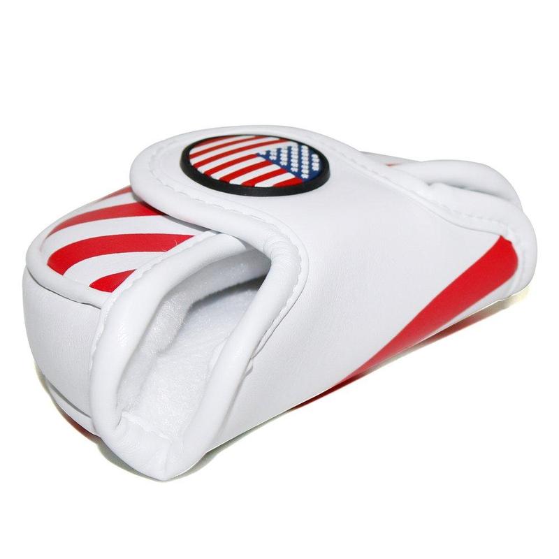 Golf Putter Head Cover, Magnetic Closure American Flag Pattern Golf Putter Head Cover, Golf Accessories for Men & Women