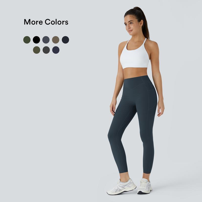 Halara SoCinched High Waisted Butt Lifting Tummy Control Side Pocket Shaping Training UltraSculpt Leggings