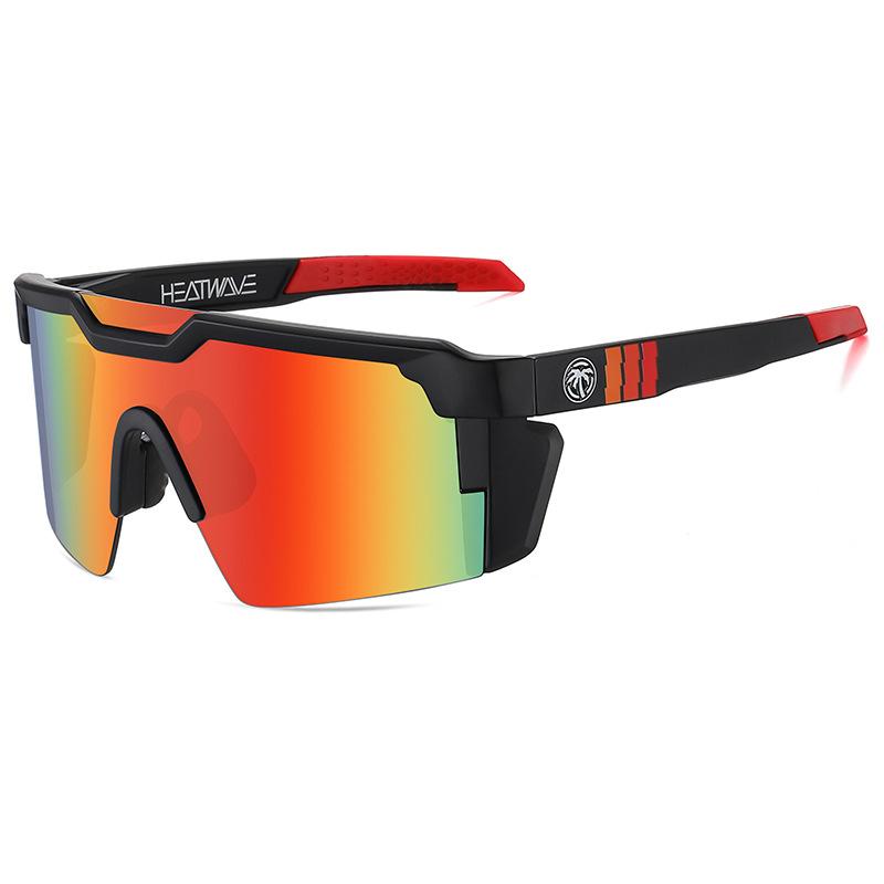 heat waveCross-border hot cycling pilot goggles High quality true film outdoor sports sunglasses