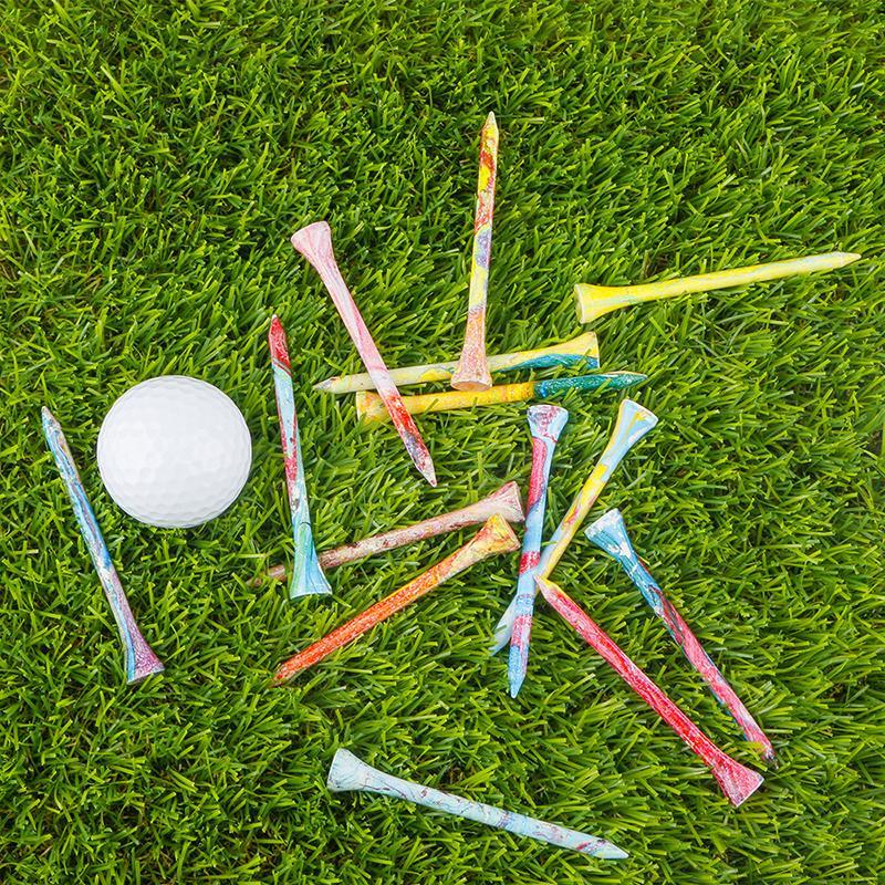 Random Color Golf Tee, 1 Set Colorful Golf Ball Nail, Golf Training Equipment, Golf Accessories for Outdoor Sports