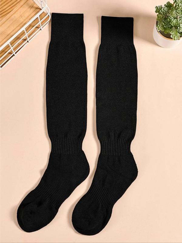 Men's Over The Calf Soccer Socks, Plain Knee High Football Socks, Men's Socks & Hosiery, Football Accessory