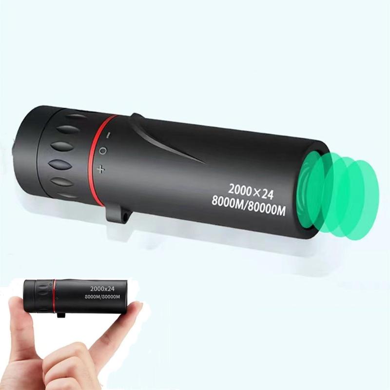 2000x24 Monocular Telescope, 1 Count High Definition Monocular Telescope with Phone Adapter, Night Vision Monocular Telescope for Adults