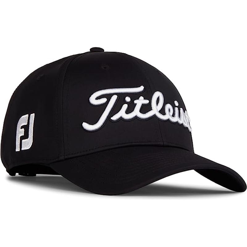 Titleist Tour Performance Golf Hat - Black White