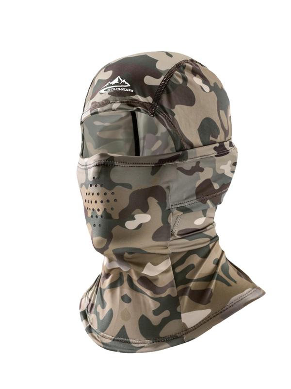 Unisex Camouflage Sun Protection Cycling Mask, Breathable Quick Drying Face Mask, Outdoor Sports Face Covering Mask for Men & Women