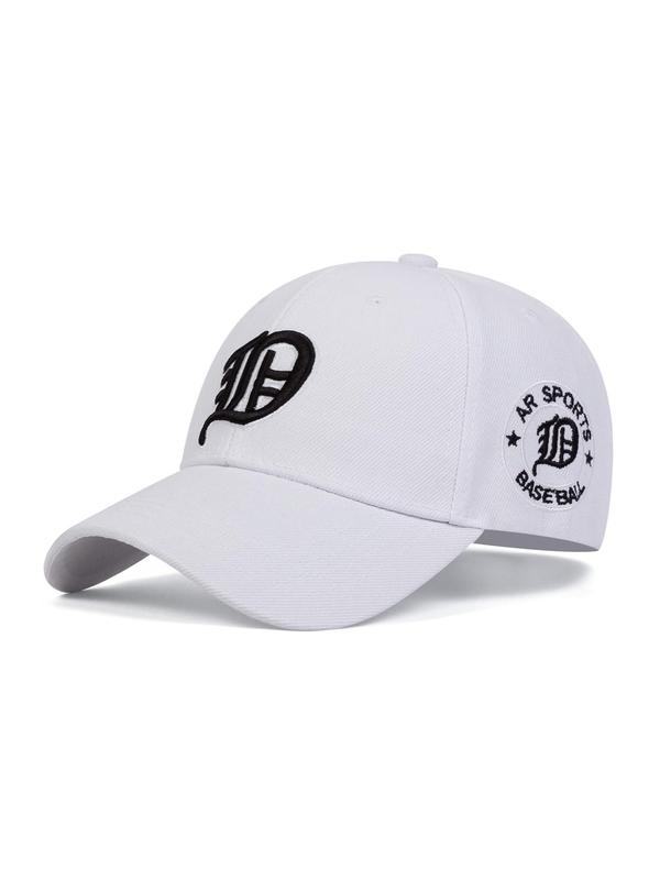 Unisex Street Style Letters Embroidered Baseball Cap, Trendy Sporty Baseball Hat, Fashion All-match Accessories for Men & Women for Daily Use