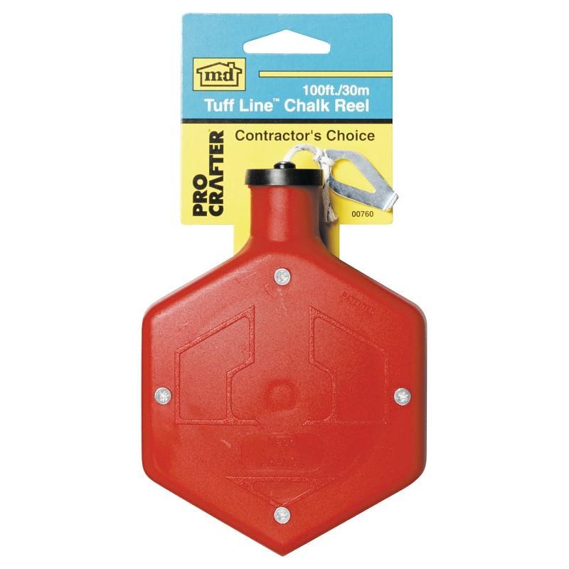 M-D 00760 Chalk Reel, 100 ft L Line :EA: QUANTITY: 1